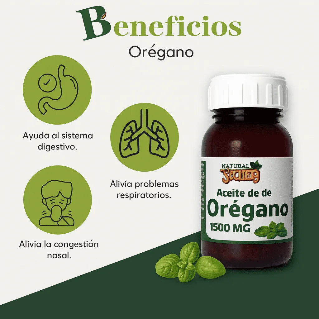 ACEITE DE OREGANO 1500MG / 100 CÁPSULAS