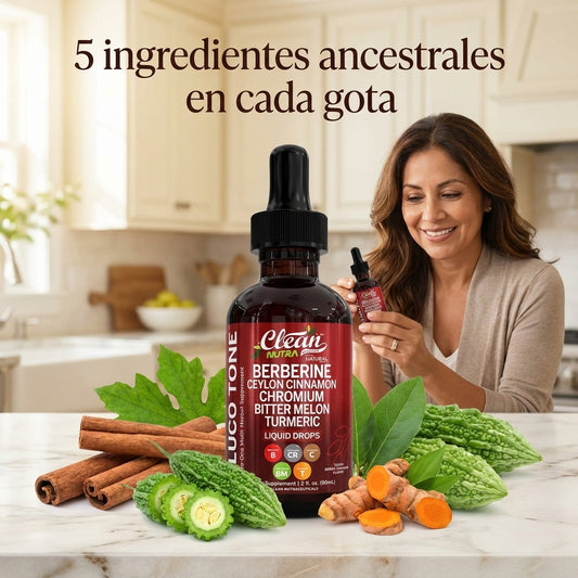 Clean Nutra Fórmula 5 en 1 — Gotas de Absorción Rápida