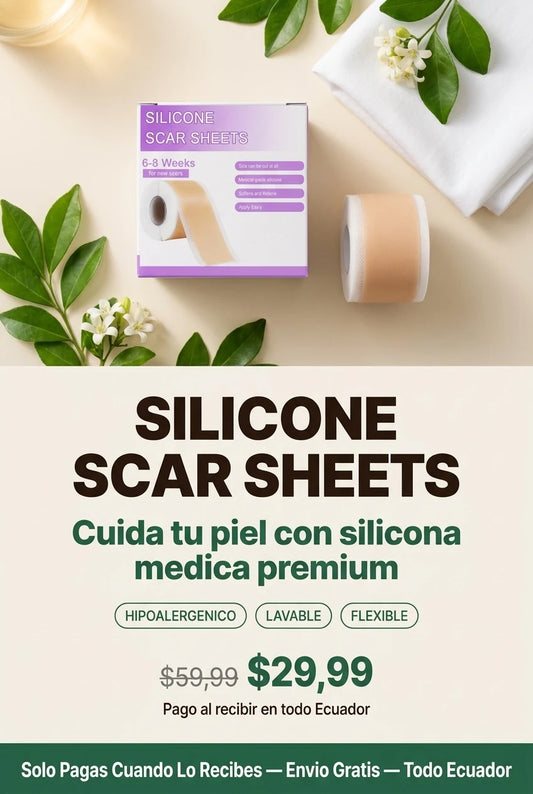 Parche De Silicona Para Cicatrices — Silicone Scar Sheets